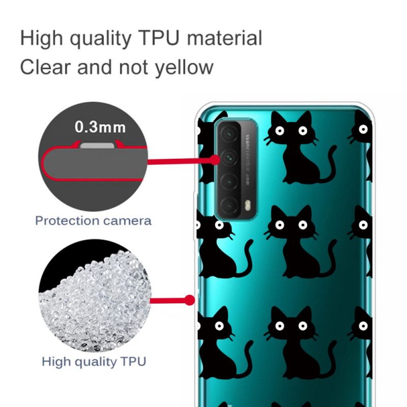 Cover for Huawei P Smart 2021 Flere Sorte Katte