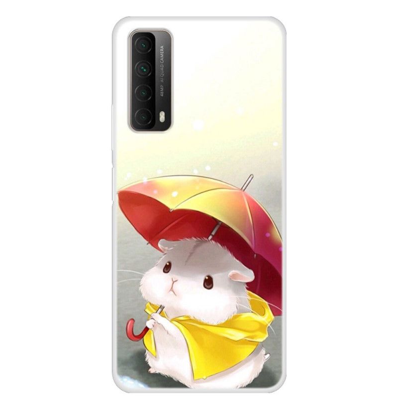 Cover for Huawei P Smart 2021 Hamster I Regnen