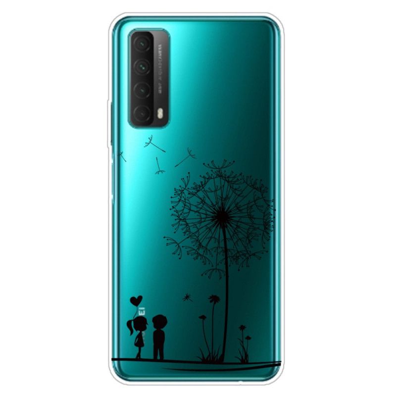 Cover for Huawei P Smart 2021 Kærlighed Mælkebøtte