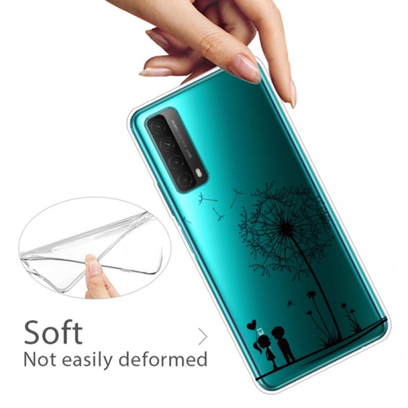 Cover for Huawei P Smart 2021 Kærlighed Mælkebøtte