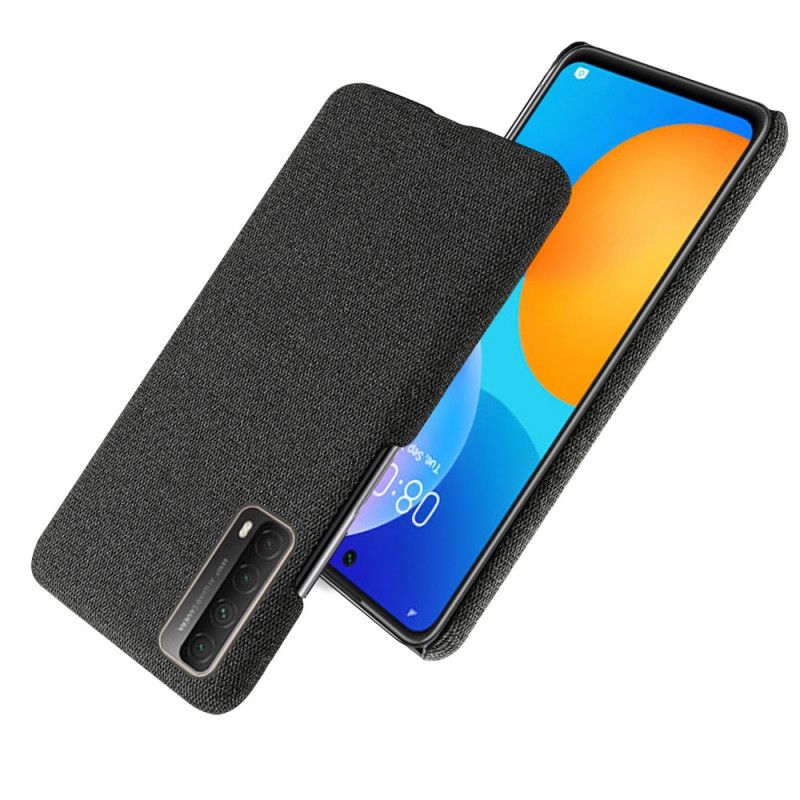 Cover for Huawei P Smart 2021 Sort Ksq Stoftekstur