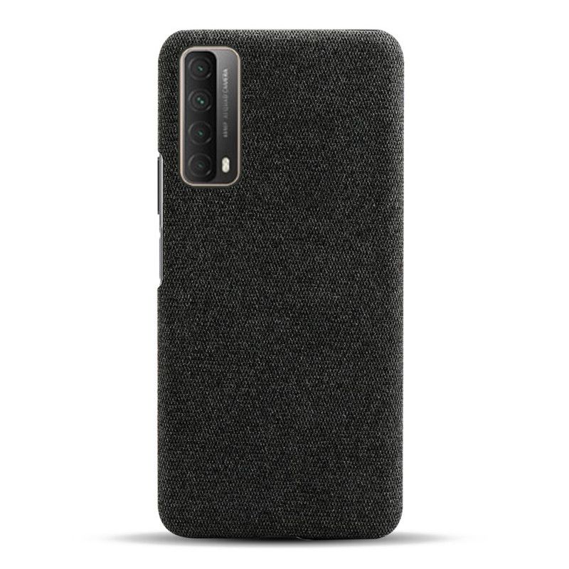 Cover for Huawei P Smart 2021 Sort Ksq Stoftekstur