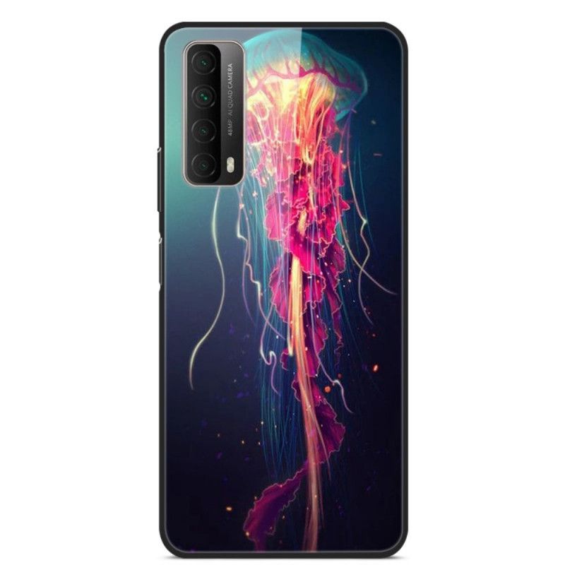 Cover Huawei P Smart 2021 Blæksprutte Hærdet Glas Beskyttelse