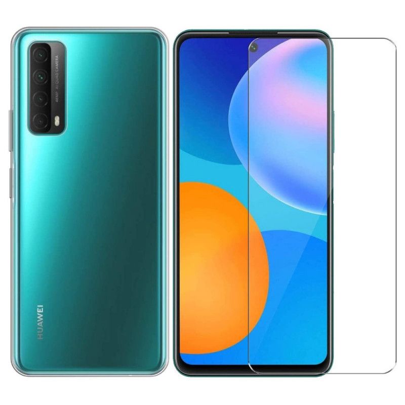 Cover Huawei P Smart 2021 Combo Til Skærm Og Hærdet Glas Beskyttelse