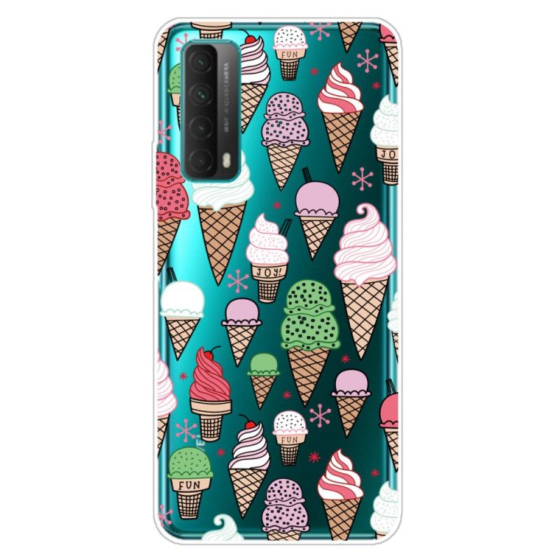 Cover Huawei P Smart 2021 Farvet Flødeis Original