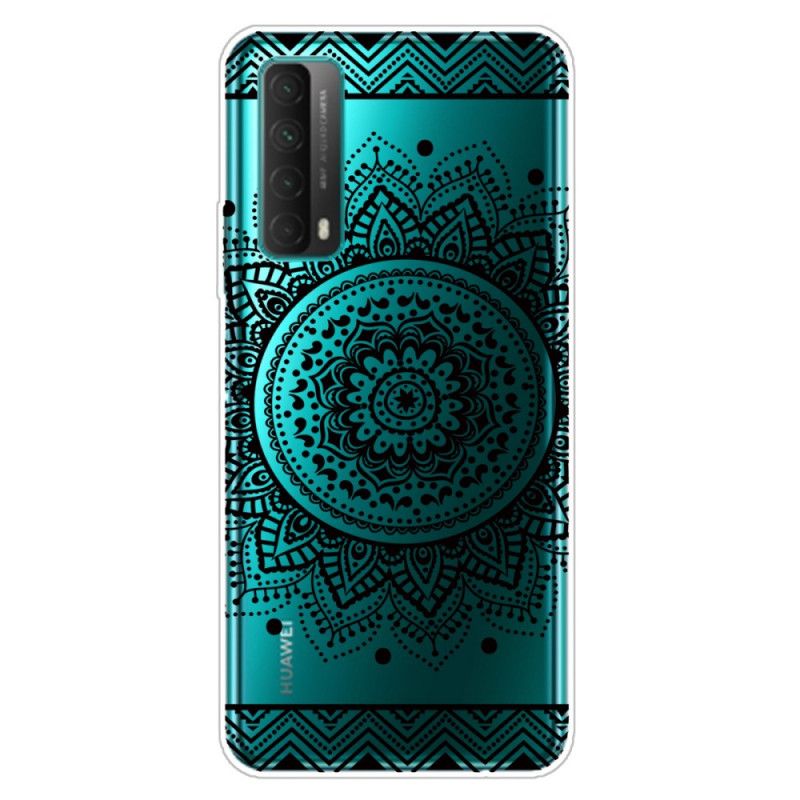 Cover Huawei P Smart 2021 Gennemsigtig Blomstermandala