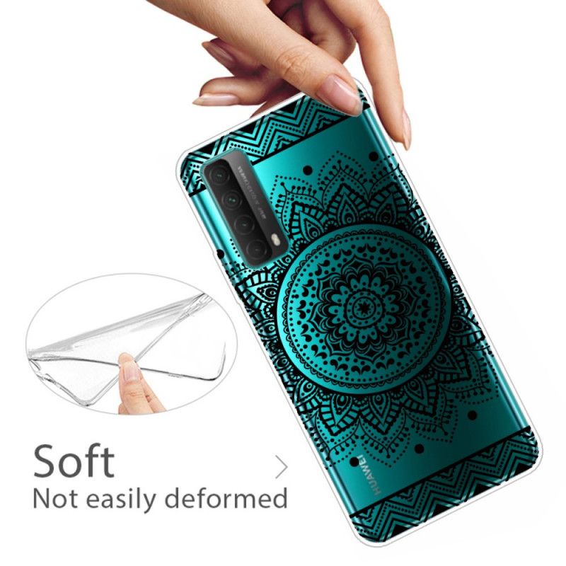 Cover Huawei P Smart 2021 Gennemsigtig Blomstermandala