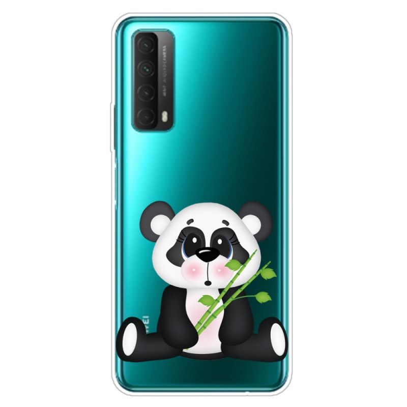 Cover Huawei P Smart 2021 Gennemsigtig Trist Panda