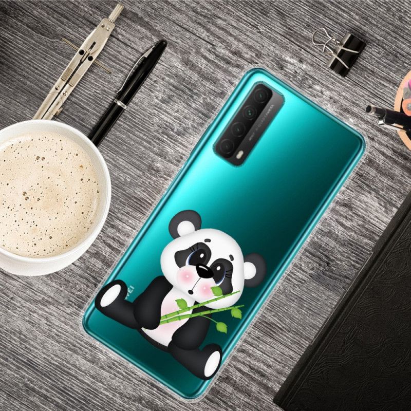 Cover Huawei P Smart 2021 Gennemsigtig Trist Panda