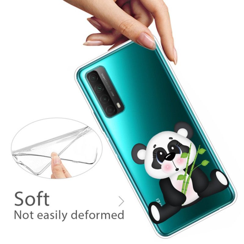 Cover Huawei P Smart 2021 Gennemsigtig Trist Panda