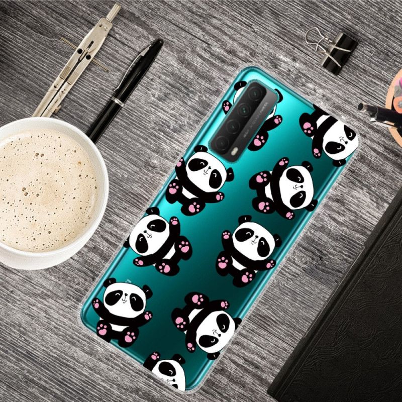 Cover Huawei P Smart 2021 Gennemsigtige Pandaer Har Det Sjovt Original