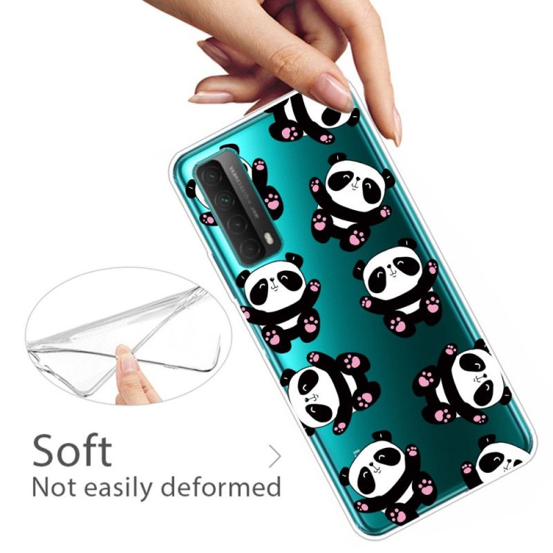 Cover Huawei P Smart 2021 Gennemsigtige Pandaer Har Det Sjovt Original