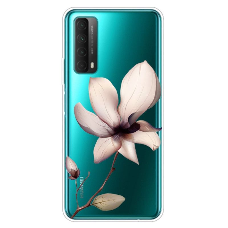 Cover Huawei P Smart 2021 Lyserød Blomster Beskyttelse