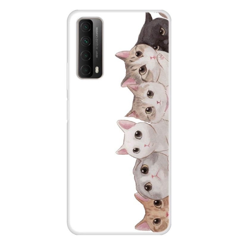 Cover Huawei P Smart 2021 Lyttende Katte