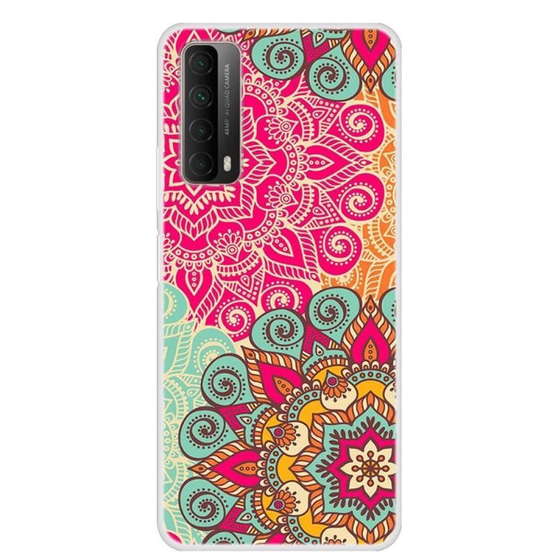 Cover Huawei P Smart 2021 Magenta Mandala-Trend