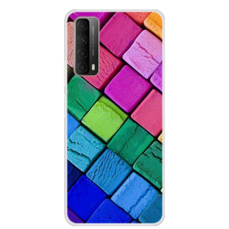 Cover Huawei P Smart 2021 Mobilcover Farvede Terninger