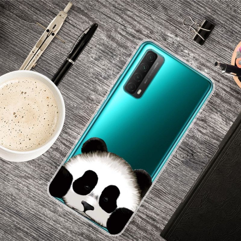 Cover Huawei P Smart 2021 Mobilcover Gennemsigtig Panda