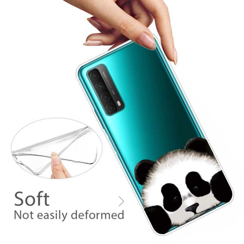 Cover Huawei P Smart 2021 Mobilcover Gennemsigtig Panda