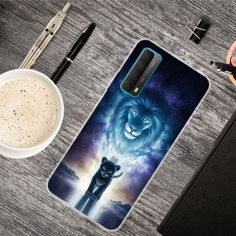 Cover Huawei P Smart 2021 Mobilcover Løveunge