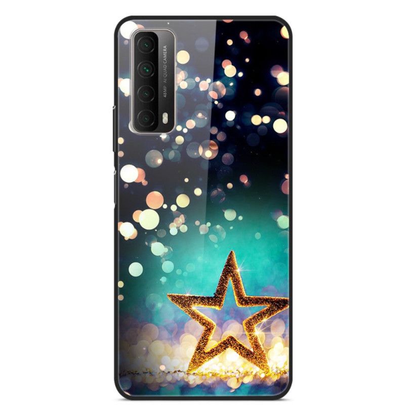 Cover Huawei P Smart 2021 Mobilcover Stjernehærdet Glas