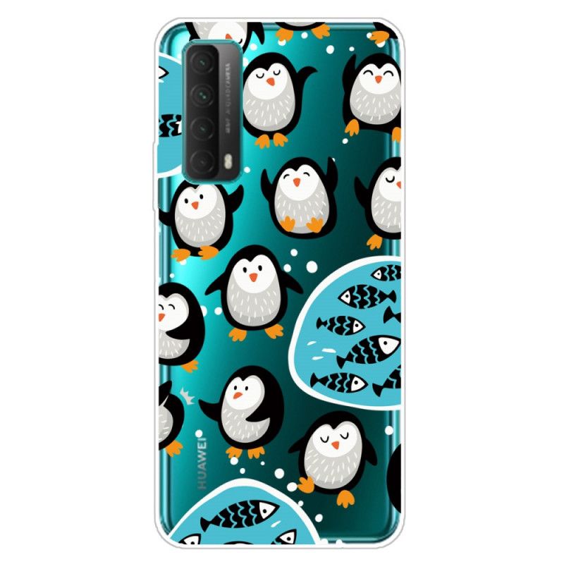 Cover Huawei P Smart 2021 Pingviner Og Fisk