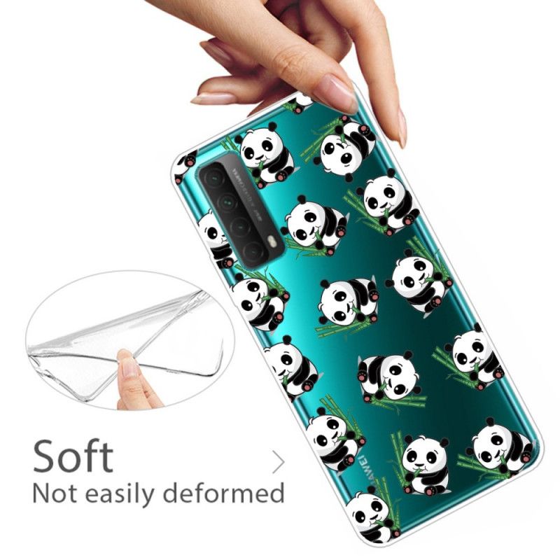 Cover Huawei P Smart 2021 Små Pandaer