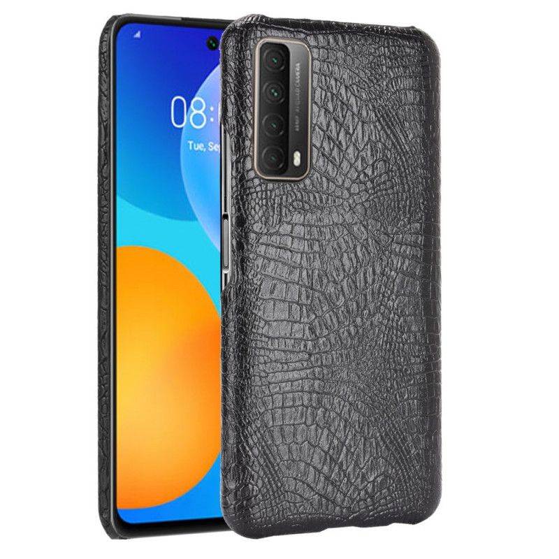 Cover Huawei P Smart 2021 Sort Krokodillehudstil