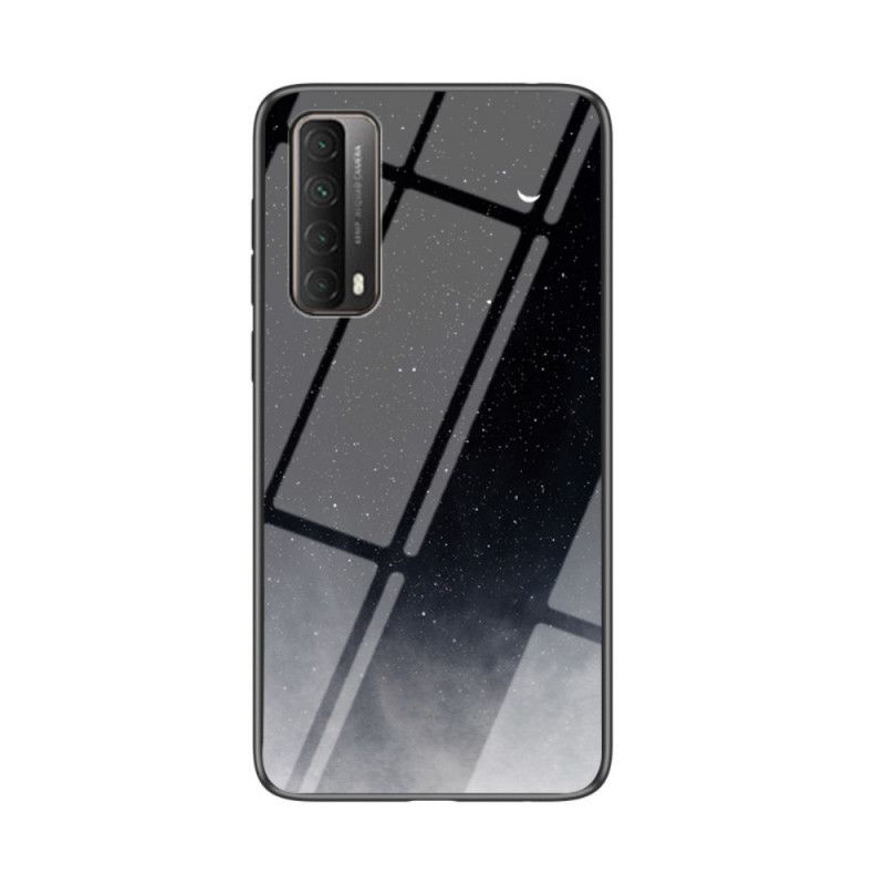 Cover Huawei P Smart 2021 Sort Premumfarver I Hærdet Glas