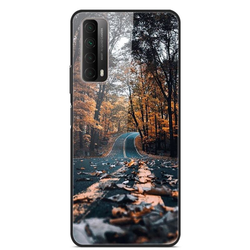 Cover Huawei P Smart 2021 Vej Til Lykke Hærdet Glas Original