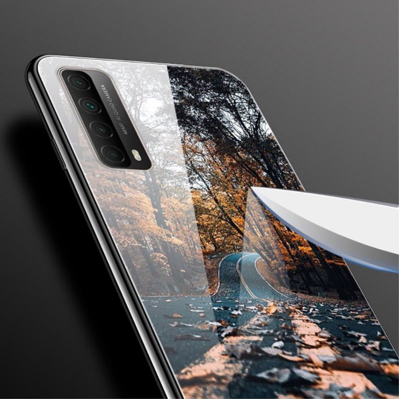 Cover Huawei P Smart 2021 Vej Til Lykke Hærdet Glas Original