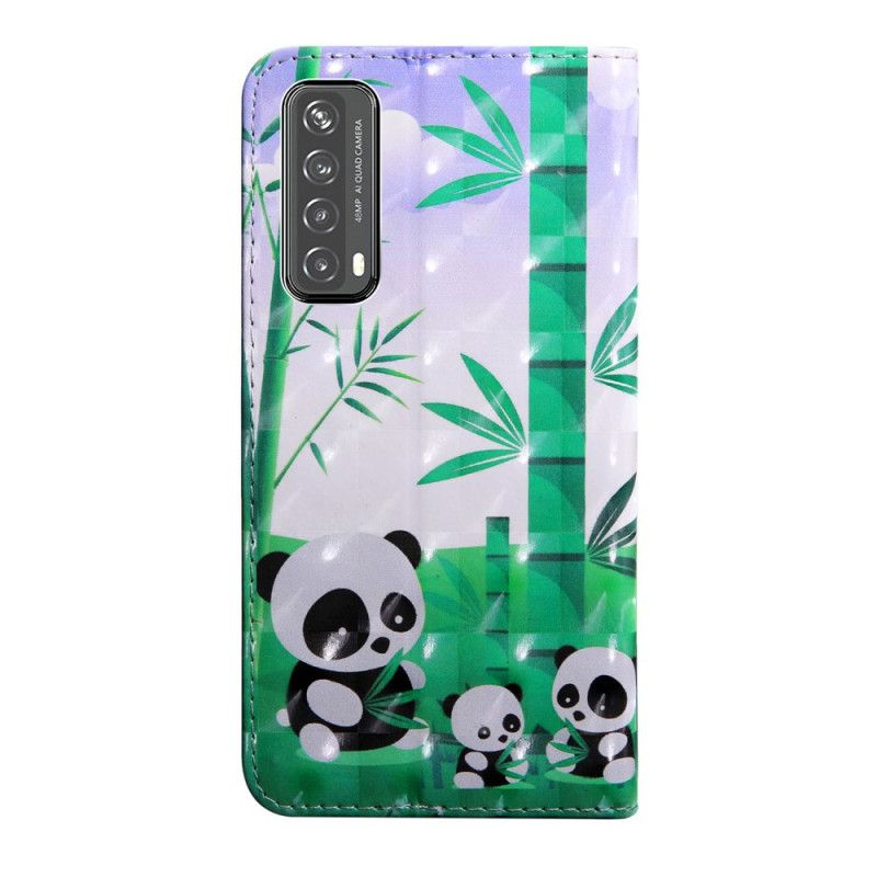 Flip Cover Huawei P Smart 2021 Lette Pletpandaer