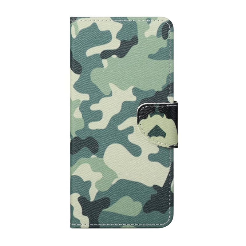 Flip Cover Huawei P Smart 2021 Militær Camouflage