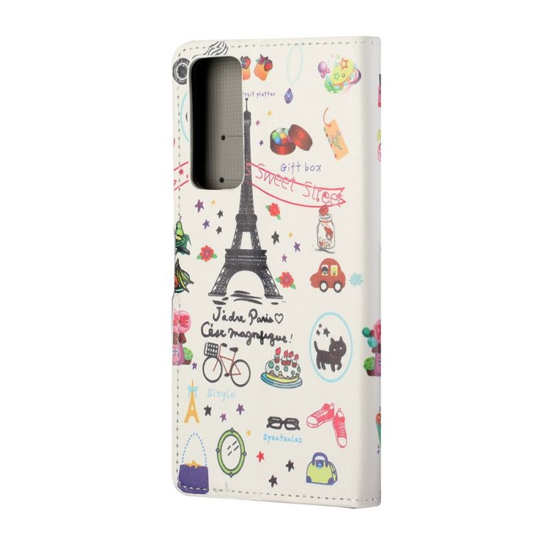 Flip Cover Huawei P Smart 2021 Mobilcover Jeg Elsker Paris