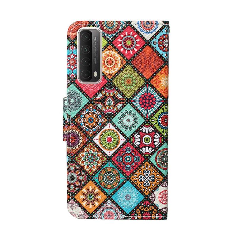 Flip Cover Huawei P Smart 2021 Mobilcover Patchworkmandalaer Med Rem