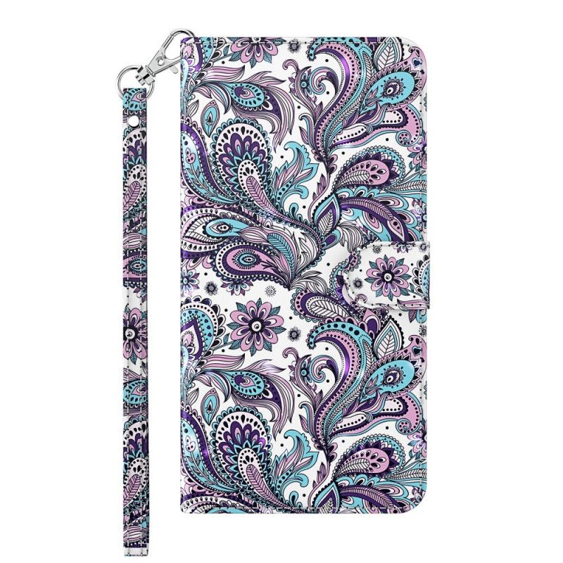 Flip Cover Huawei P Smart 2021 Mønstrede Blomster