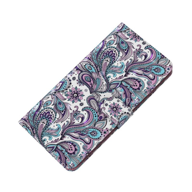 Flip Cover Huawei P Smart 2021 Mønstrede Blomster