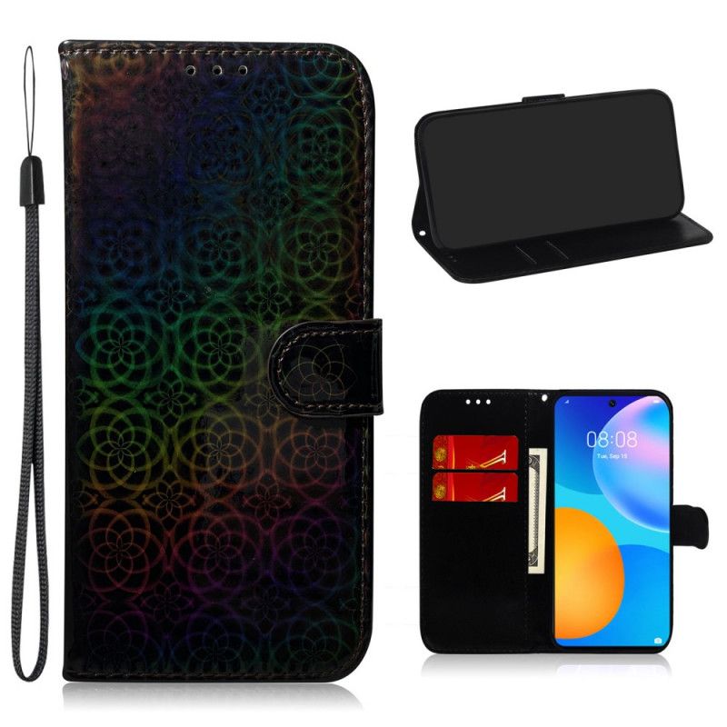 Flip Cover Huawei P Smart 2021 Sort Mobilcover Ren Farve