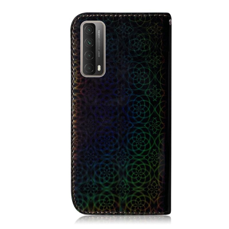 Flip Cover Huawei P Smart 2021 Sort Mobilcover Ren Farve