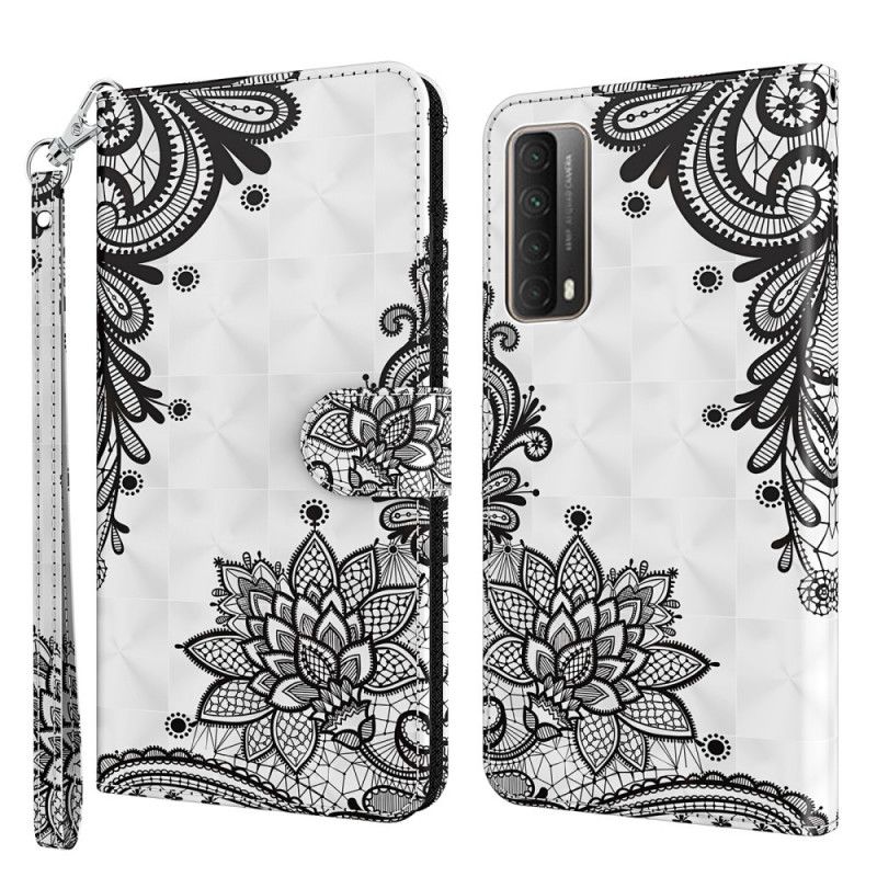 Flip Cover Læder Huawei P Smart 2021 Chic Blonder Original