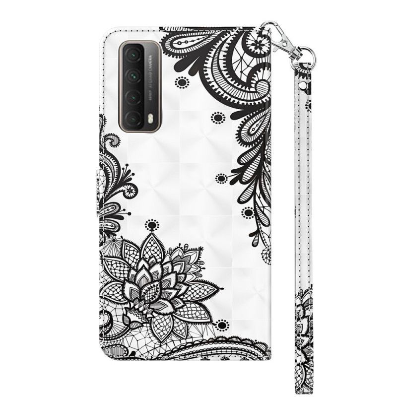 Flip Cover Læder Huawei P Smart 2021 Chic Blonder Original