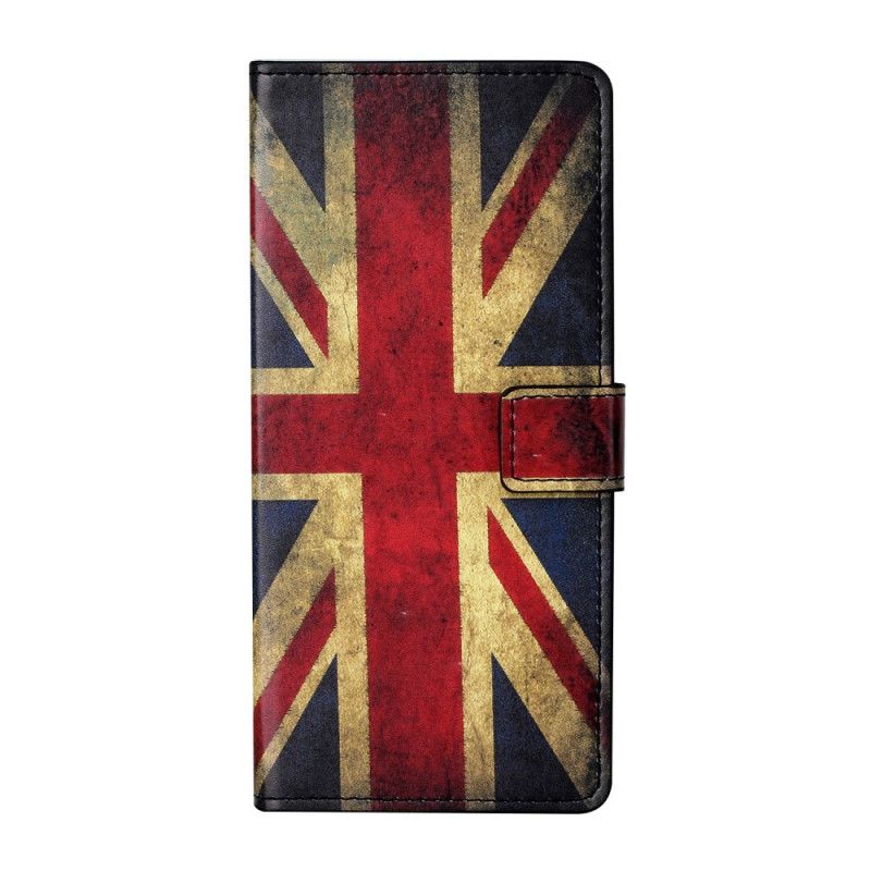 Flip Cover Læder Huawei P Smart 2021 Engelsk Flag