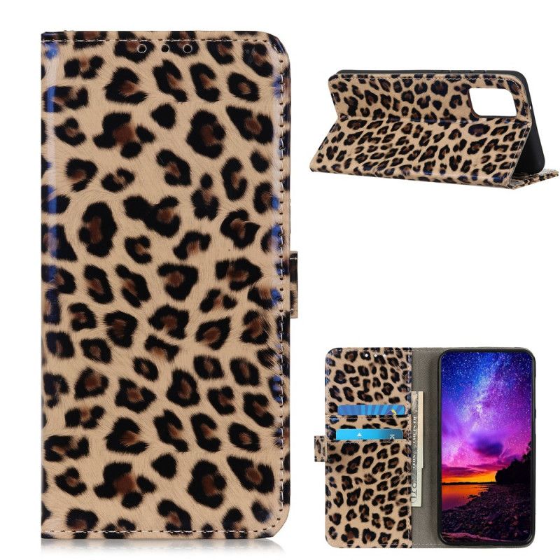 Flip Cover Læder Huawei P Smart 2021 Leopard