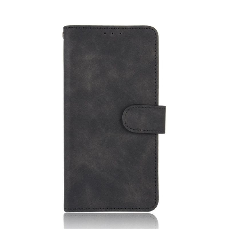 Flip Cover Læder Huawei P Smart 2021 Sort Hud-Berøring Original