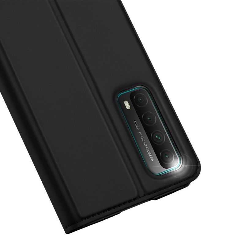 Læder Cover Huawei P Smart 2021 Sort Pro Dux Ducis Hud