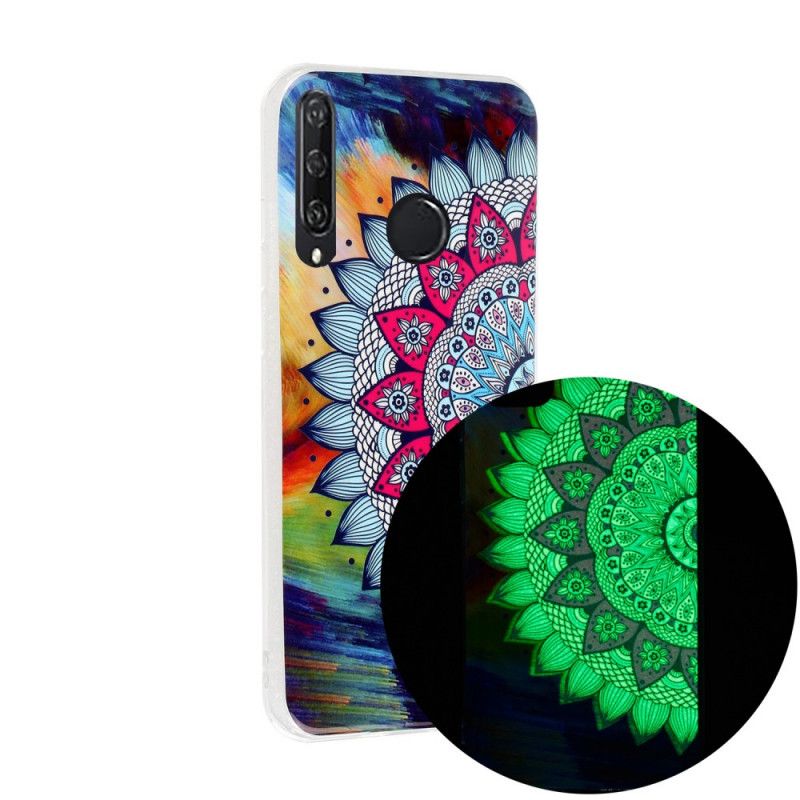 Cover for Huawei Y6p Fluorescerende Mandala