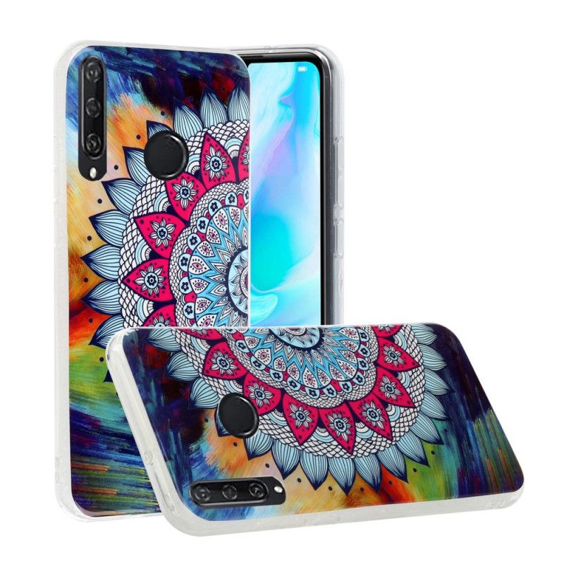 Cover for Huawei Y6p Fluorescerende Mandala