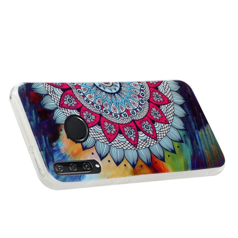 Cover for Huawei Y6p Fluorescerende Mandala