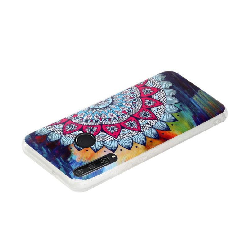 Cover for Huawei Y6p Fluorescerende Mandala