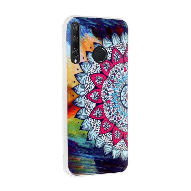 Cover for Huawei Y6p Fluorescerende Mandala