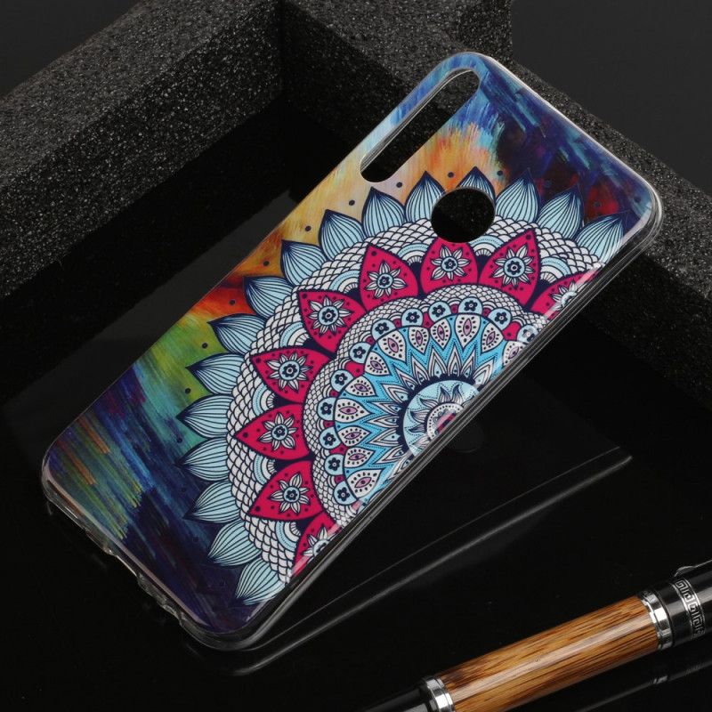 Cover for Huawei Y6p Fluorescerende Mandala